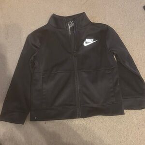 Nike Kids Black Full-Zip Jacket